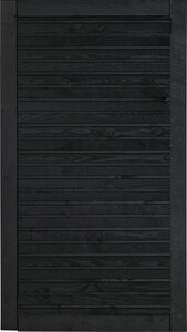 Plus Einzeltor Plank 100 x 163 cm schwarz