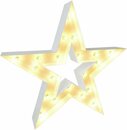 Bild 1 von MARQUEE LIGHTS LED Dekolicht »Stern«, Wandlampe, Tischlampe Star mit 20 festverbauten LEDs - 122cm Breit und 122cm hoch