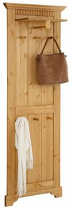Home affaire Garderobenpaneel »Rustic«, aus massiver Kiefer, 64 cm breit