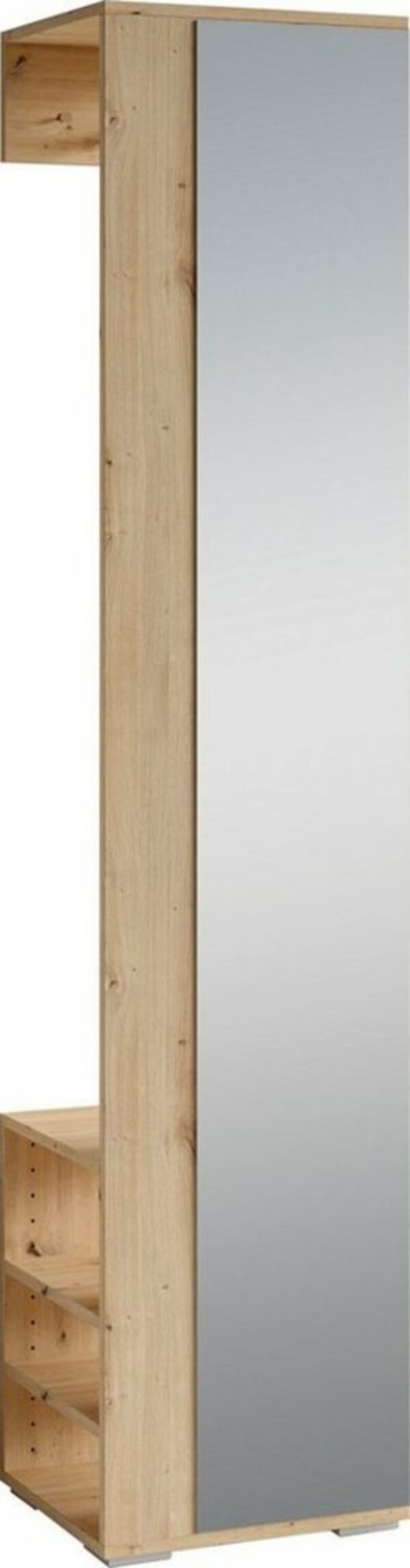 Bild 1 von byLIVING Garderobenpaneel »Ben« (1 Stück), Breite 40 cm, mit Spiegel und Kleiderstange