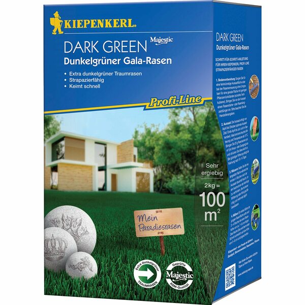 Bild 1 von Kiepenkerl Gala-Rasen Dunkelgrün Profi-Line Dark Green 2 kg