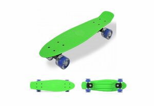 Byox Skateboard »Kinder Skateboard Spice LED«, 22 Zoll, Aluminium Achse, 80A 45mm, ABEC-7