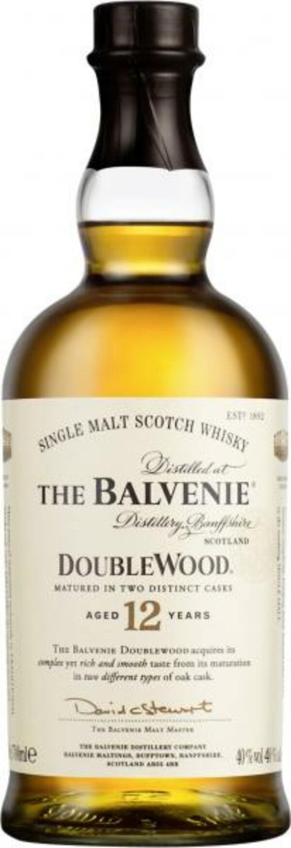 Bild 1 von Balvenie Double Wood Single Malt Scotch Whisky 12 years