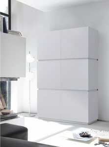 Places of Style Highboard »Zela«, 6-türig, Breite 123 cm