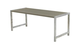 Plus Planken - Tisch 186 x 77 x 72 cm graubraun