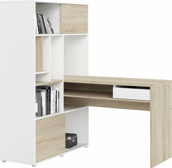 Bild 1 von Home affaire Regal-Schreibtisch »Plus«, mit vielen Stauraummöglichkeiten, zeitloses Design