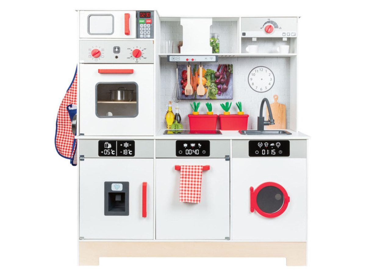 Bild 4 von Playtive Holz Spielküche »Gourmet«, mit Licht und Sound