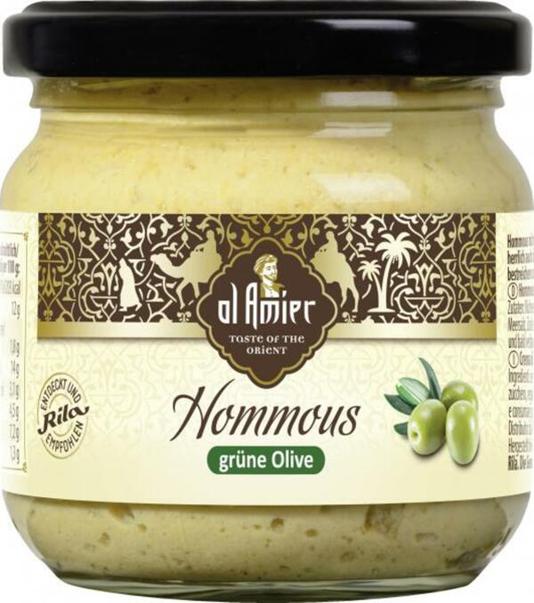 Bild 1 von Al Amier Hommous mit grünen Oliven