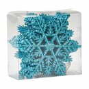 Bild 1 von Schneeflocken-Baumhänger Kunststoff 12er-Set Eisblau