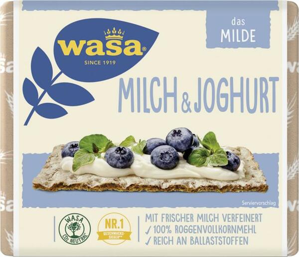 Bild 1 von Wasa Knäckebrot Milch & Joghurt