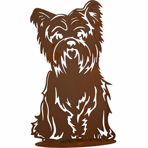 Ferrum Art Design Hund Bello Höhe 52 cm Rostbraun