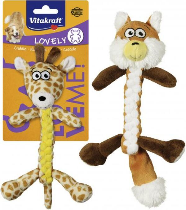 Bild 1 von Vitakraft Spielzeug für Hunde Fuchs/Giraffe geknotet