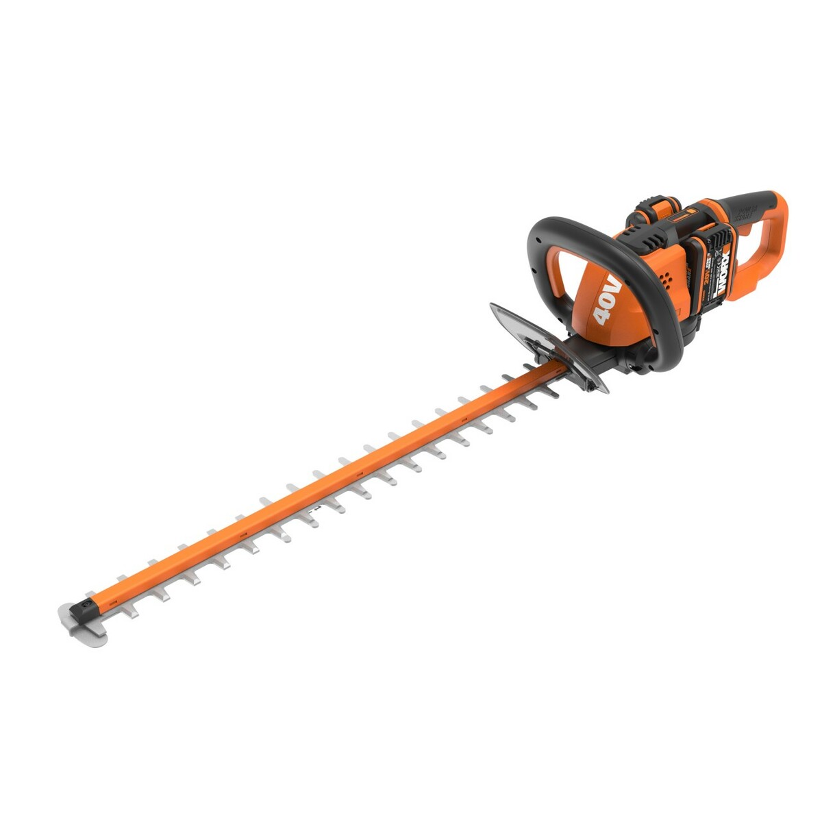 Worx Akku Heckenschere WP280E¿ 60 cm Schnittlänge, 2x20V, inkl. 2 Akkus