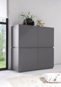 Places of Style Highboard »Zela«, 4-türig, Breite 123 cm