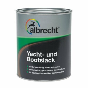 Albrecht Yacht- und Bootslack Transparent hochglänzend 375 ml