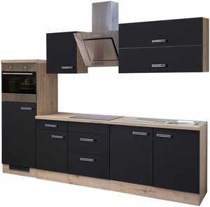 Flex-Well Küchenzeile »Antigua«, mit E-Geräten, Gesamtbreite 270 cm
