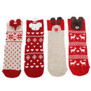 Bild 2 von Kinder Socken im 4er Pack mit Weihnachtsmotiv