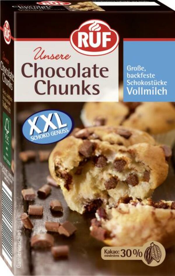 Bild 1 von Ruf Choco-Chunks Vollmilch XXL