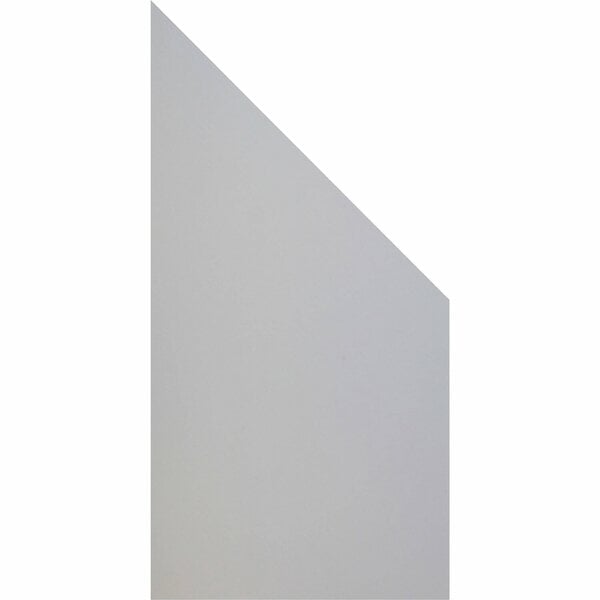 Bild 1 von GroJa Sichtschutz Premo Schräg 90 cm x 180/90 cm x 0,8 cm Uni Grau