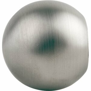 Mydeco Gardinenstange-Endstück Ball Edelstahl-Optik Ø 1,6 cm