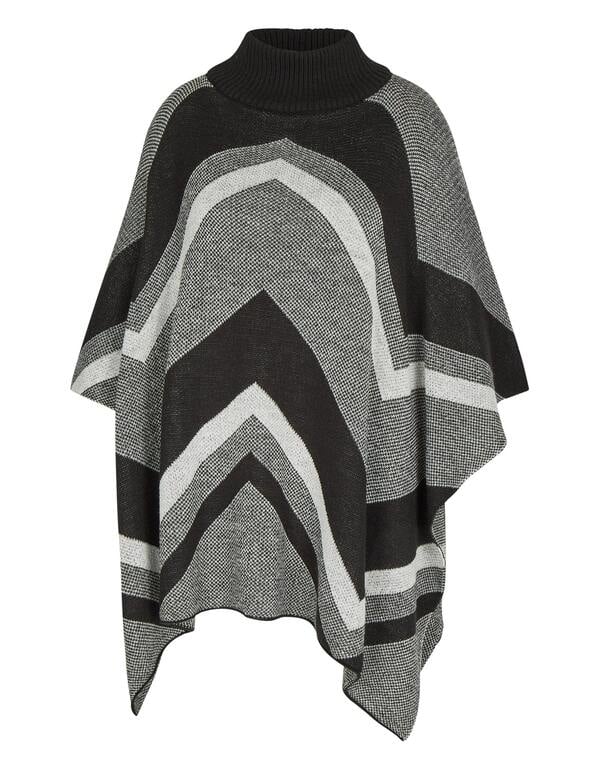 Bild 1 von Steilmann Woman - Strick Poncho mit Rollkragen