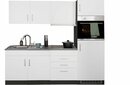 Bild 1 von HELD MÖBEL Küchenzeile »Paris«, mit E-Geräten, Breite 220 cm, wahlweise mit Induktionskochfeld