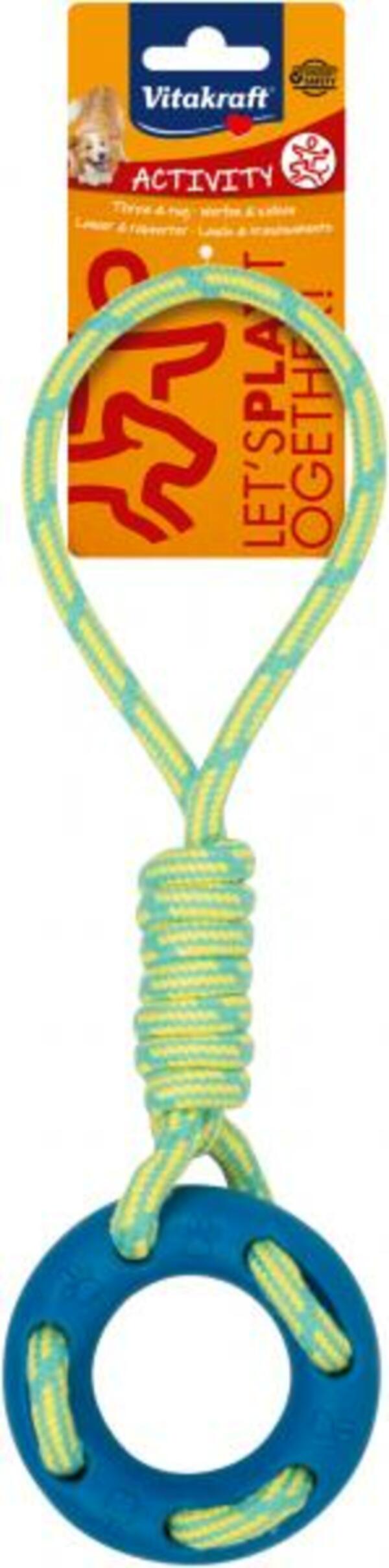 Bild 1 von Vitakraft Activity Hundespielzeug Ring mit Seil