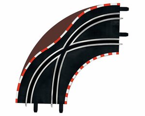 Carrera® Autorennbahn »CARRERA GO!!!/DIGITAL 143 61655 Spurwechsel Kurve«