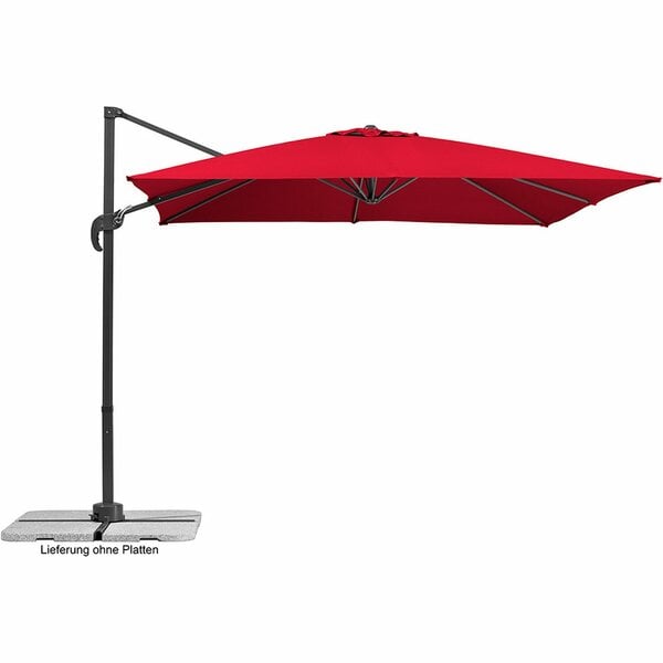 Bild 1 von Schneider Ampelschirm Rhodos Junior Rot 270 x 270 cm