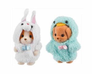 EPOCH Traumwiesen Puppenhausmöbel »Sylvanian Families Costume Cuties (Bunny & Birdie)«
