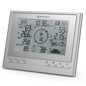 BRESSER 7-in-1 Exclusive Wetter Center ClimateScout