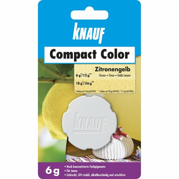 Bild 1 von Knauf Compact Color Zitrone 6 g