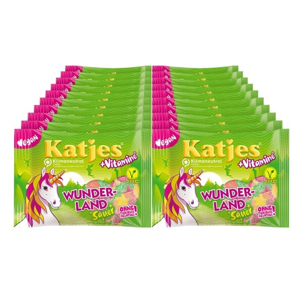 Bild 1 von Katjes Fruchtgummi Wunderland Sauer 200 g, 20er Pack