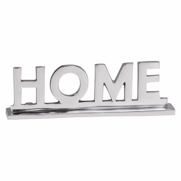Bild 1 von WOHNLING Home Deko Schriftzug Design Wohnzimmer Ess-Tisch- Dekoration Wohnung Alu Aluminium Wohndeko