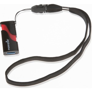 Poppstar Handgelenktrageband für Digitalkameras, USB-Stick, MP3-Player Handys und Smartphones - schwarz