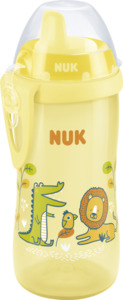 NUK Kiddy Cup mit beißresistenter Trinktülle, gelb, ab 12 Monaten