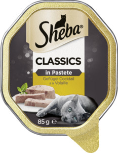 Sheba Classics in Pastete Geflügel Cocktail 0.58 EUR/100 g (22 x 85.00g)