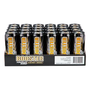 Booster Energy Drink Zero 0,33 Liter Dose, 24er Pack