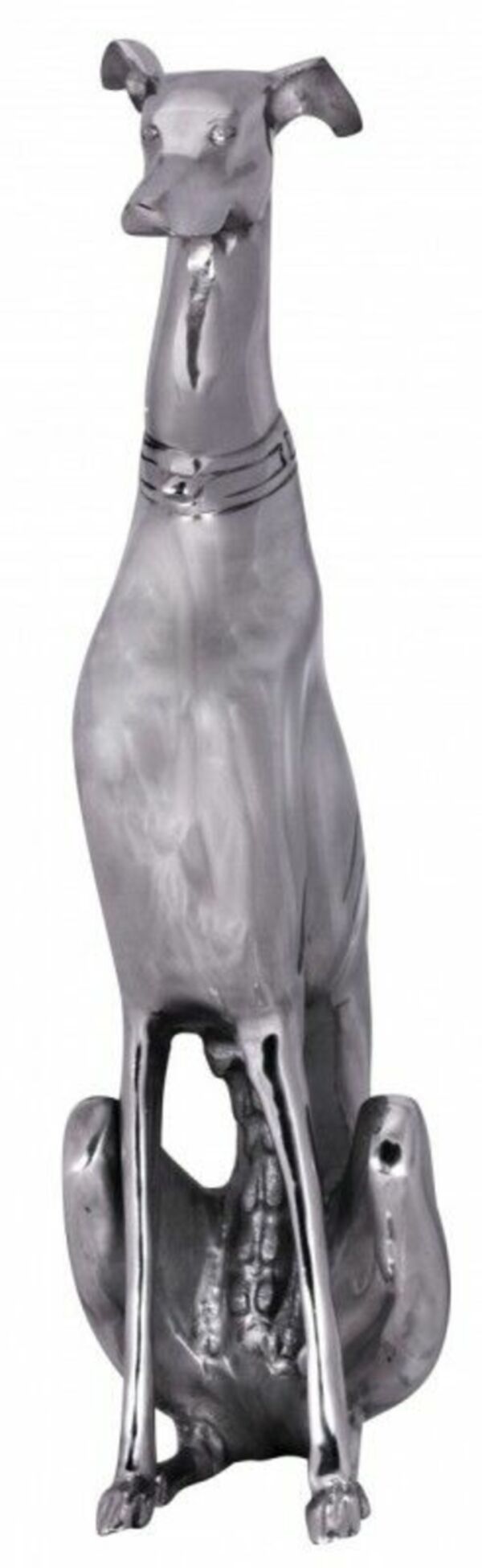 Bild 1 von Wohnling Dekoration Design Dog aus Aluminium silbern Windhund Skulptur Hundestatue