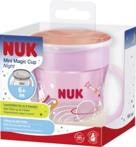 NUK Mini Magic Cup Night, rosa, ab 6 Monaten