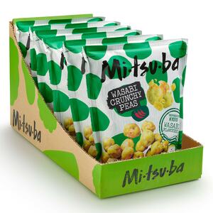 Mitsuba Wasabi Crunchy Peas 125g, 6er Pack