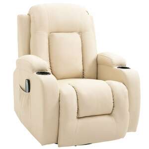 HOMCOM TV Sessel mit Massage- und Wärmefunktion 90 x 93 x103 cm (BxTxH)   Massagesessel Fernsehsessel Relaxsessel Sessel