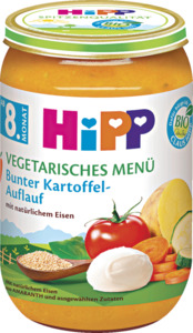 HiPP Bio Vegetarisches Menü Bunter Kartoffel-Auflauf 0.57 EUR/100 g (6 x 220.00g)