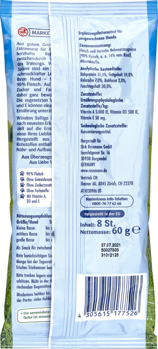 Bild 2 von Winston 8 Saftige Salami mit Rind