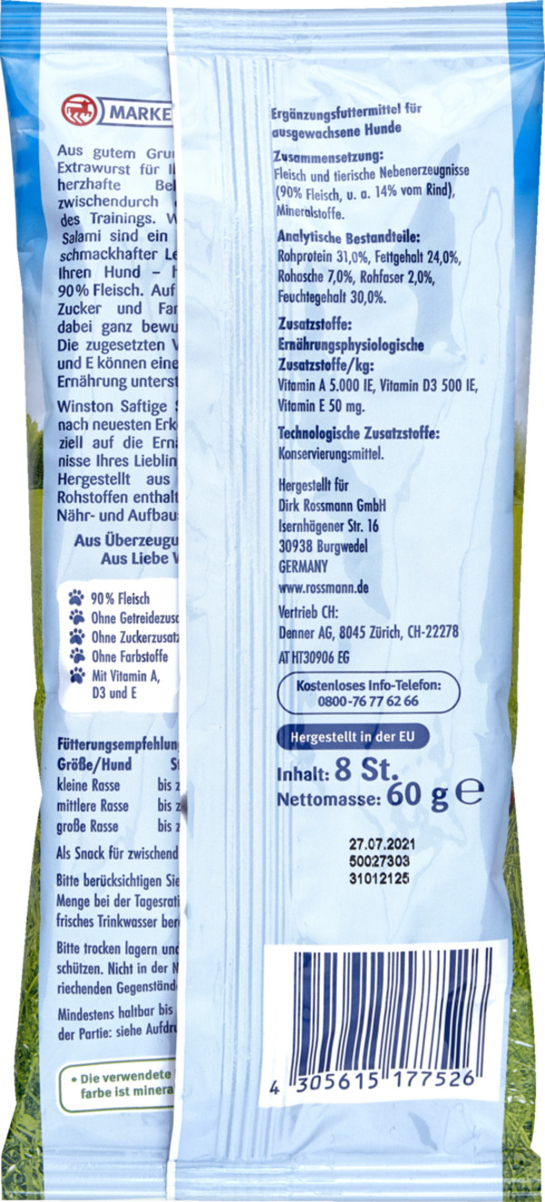 Bild 2 von Winston 8 Saftige Salami mit Rind