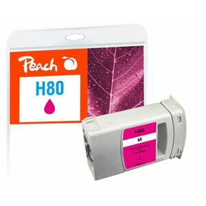 Peach Tintenpatrone magenta kompatibel zu HP No. 80 M, C4874A (wiederaufbereitet)