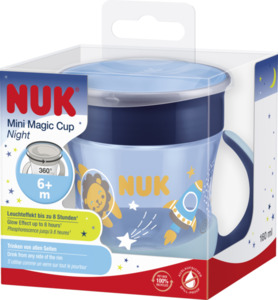 NUK Mini Magic Cup Night, blau, ab 6 Monaten
