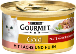 Gourmet Gold Feine Pastete mit Lachs & Huhn 0.58 EUR/100 g (12 x 85.00g)