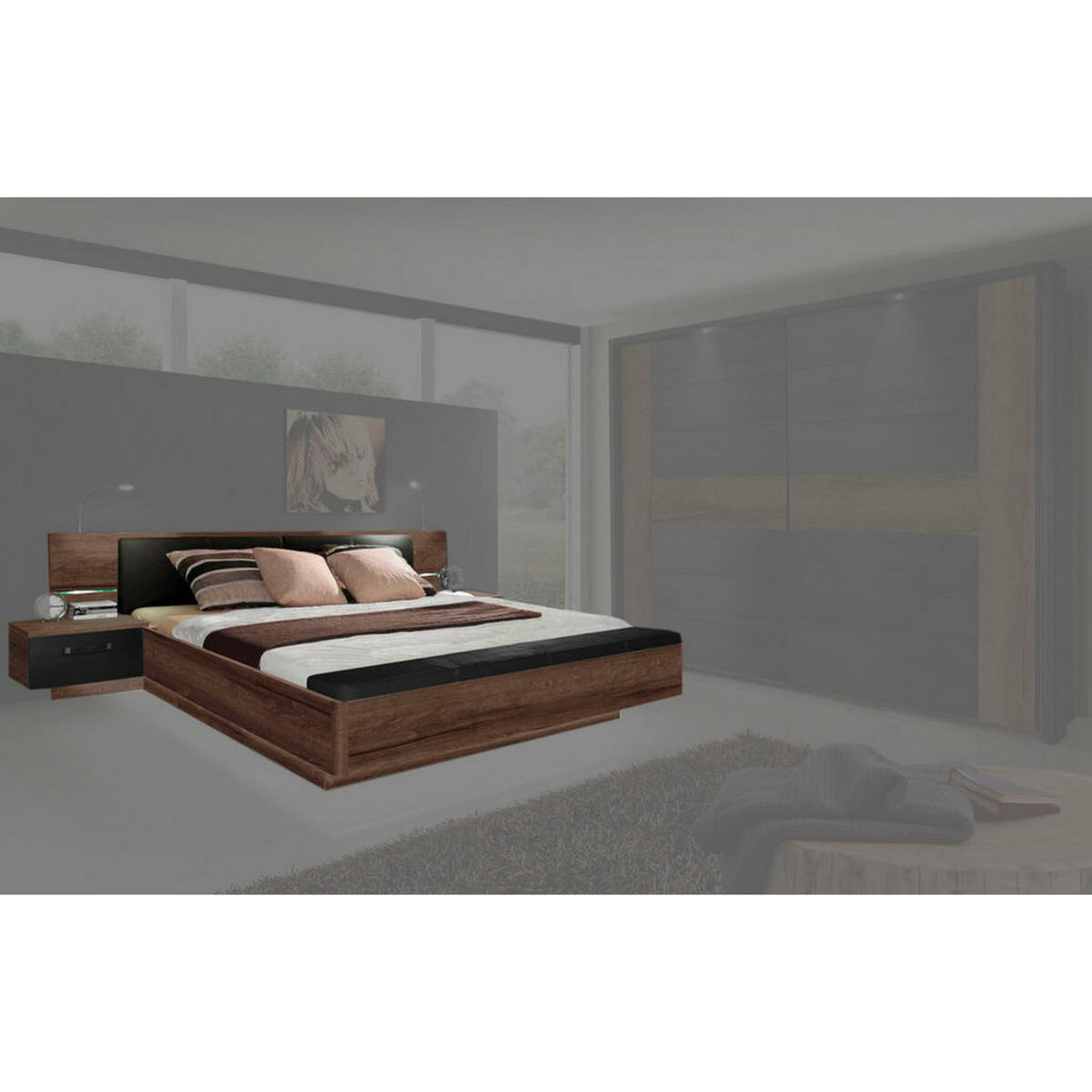 Bild 1 von Bettanlage Rondino Schlammeiche NB 180 cm