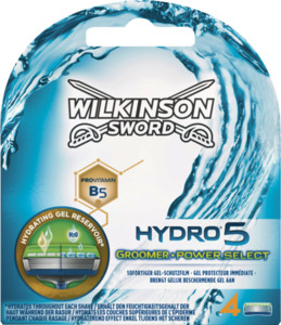 Wilkinson Sword Hydro 5 Groomer Power Select Rasierklingen